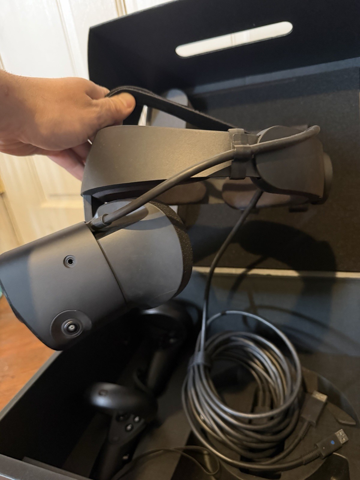 Complete Oculus Rift Vr CV1 Headset Tested Working In Box Virtual Reality System