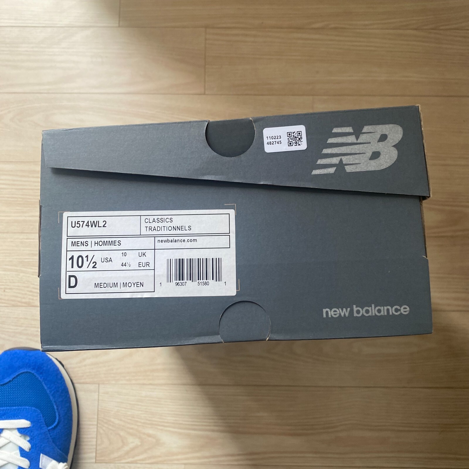 New Balance 574 Heritage Blue White Silver Mens Womens Sneakers ✅Multiple Sizes