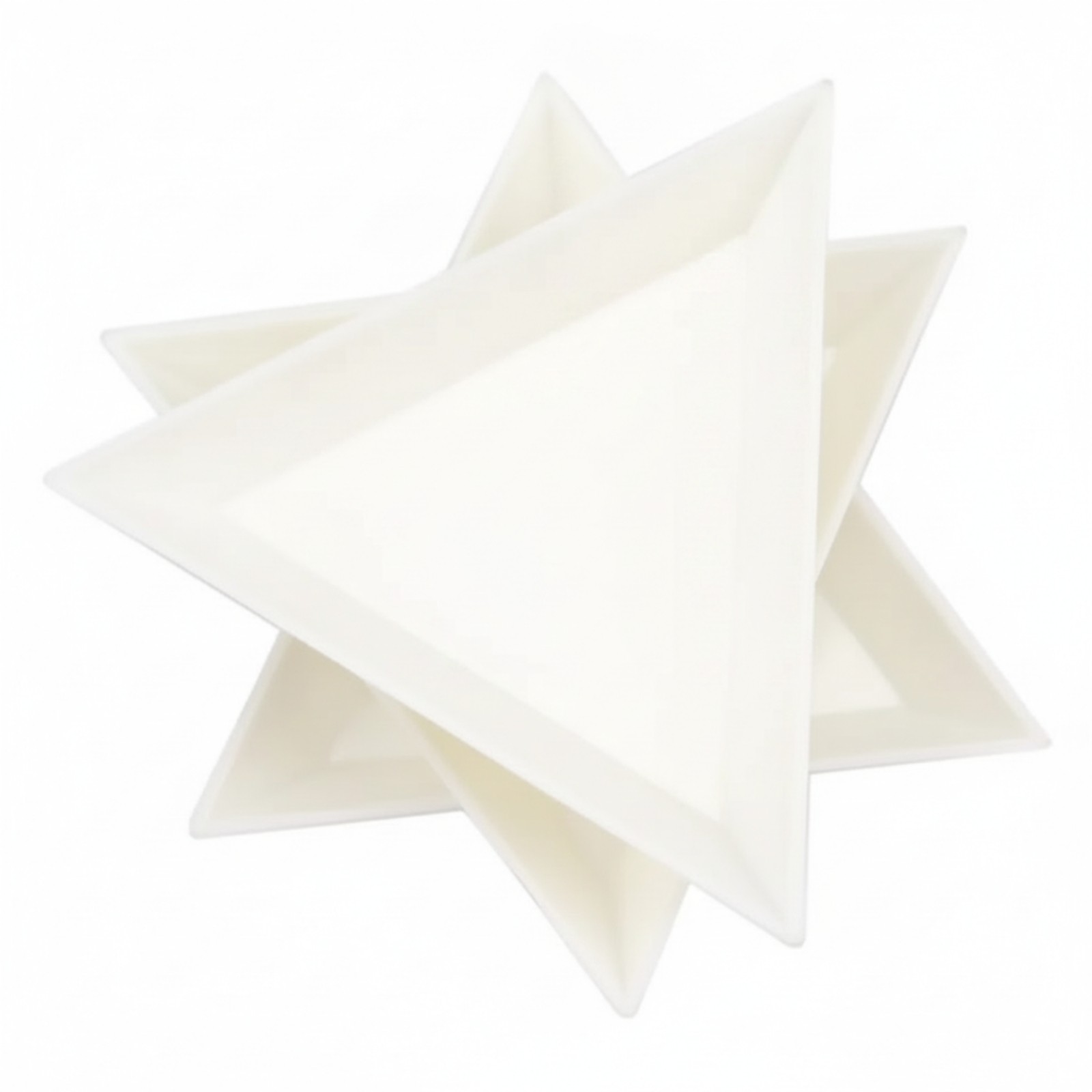10 Pieces Triangular Tray Shallow Bead Tray Small for Nail Design