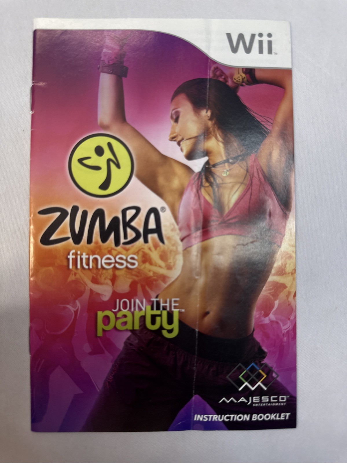 Wii Zumba Fitness Replacement Manual Only