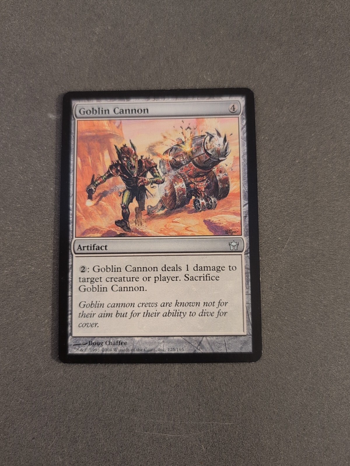 MTG 1x Goblin Cannon x1 LP Fifth Dawn