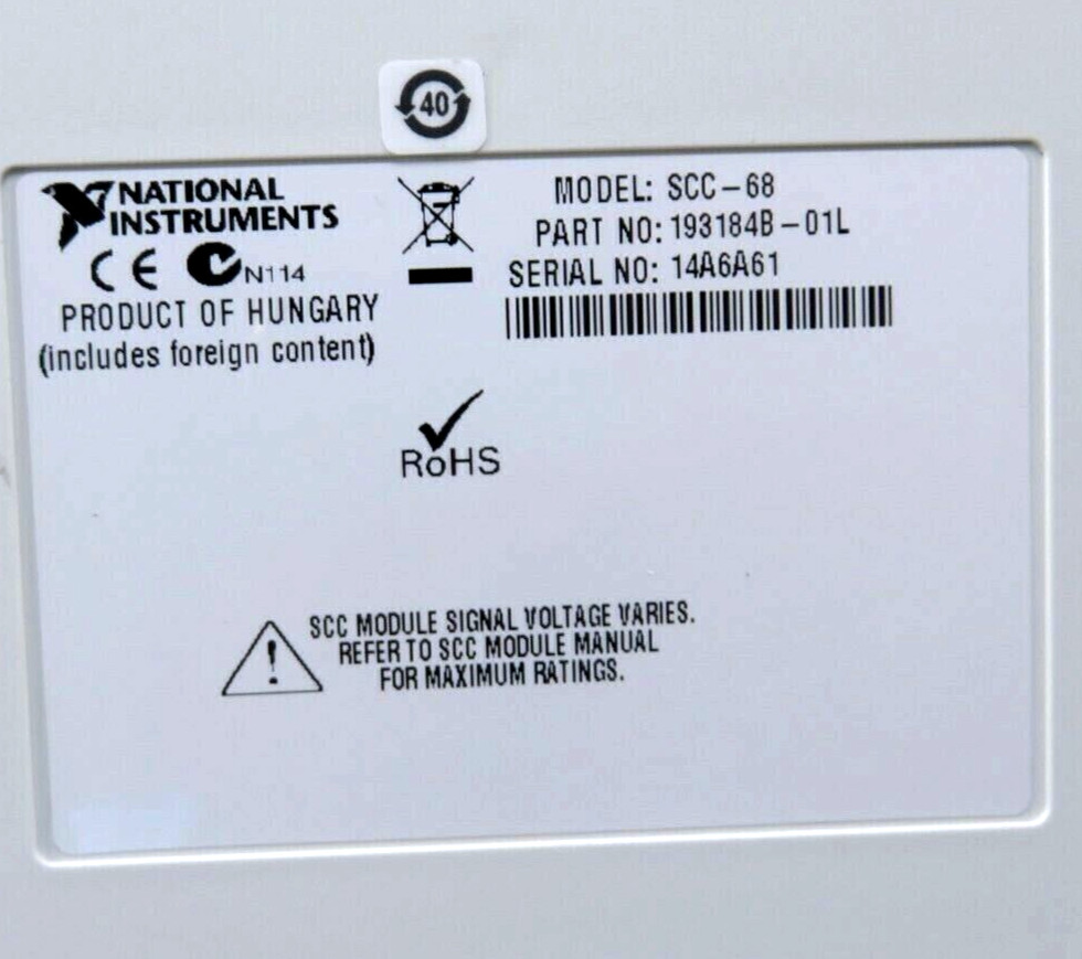 National Instruments NI SCC-68 I/O Connector Block