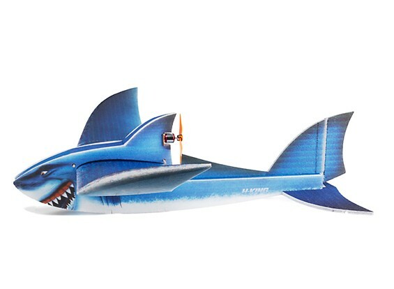 Shark Remote Control Glider Plane EPP 56" Wingspan RC Brand New in the Box Kit