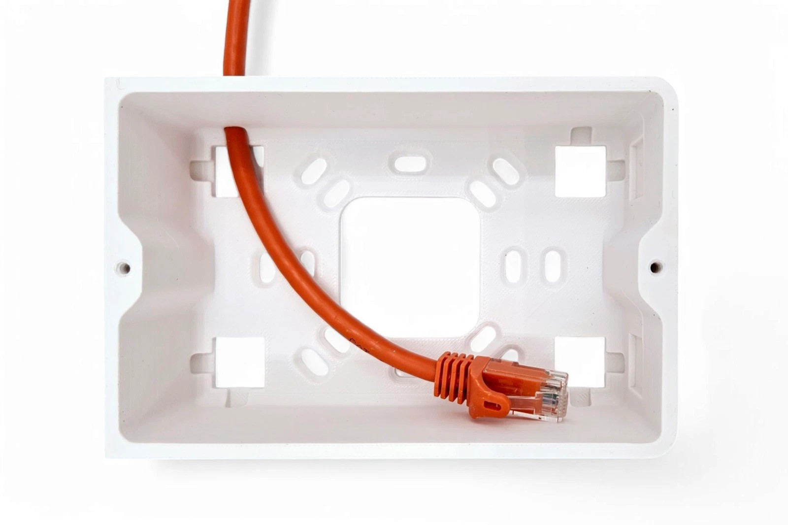 U6 In-Wall Surface Mount Junction Box Enclosure for Unifi U6 IW Access Point