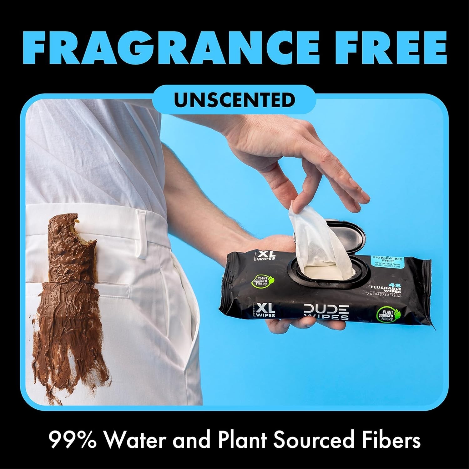 Wipes Flushable Wet Wipes 48 Count Dispenser
