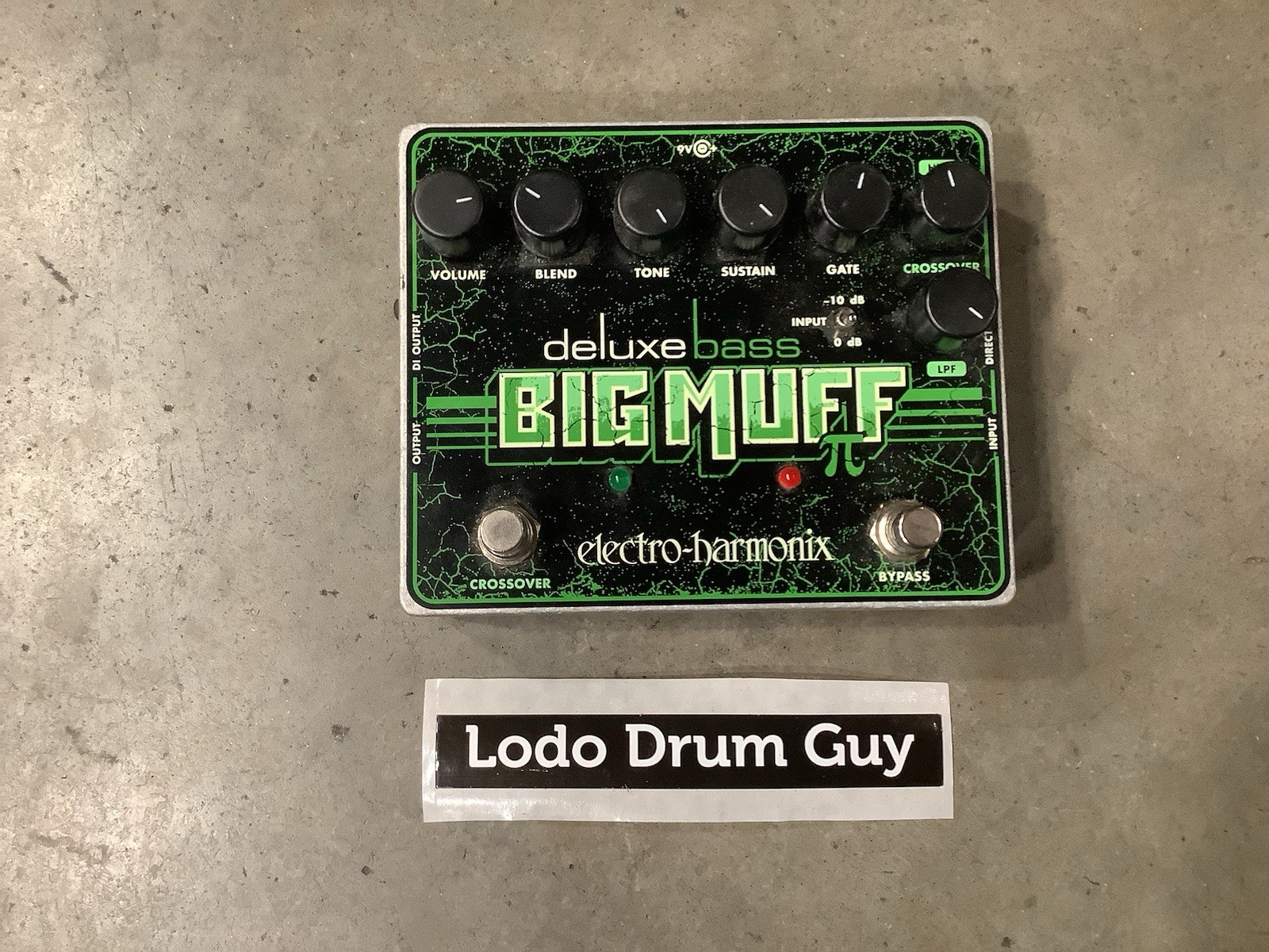Electro-Harmonix Deluxe Bass Big Muff Pi Distortion Effects Pedal #SN7