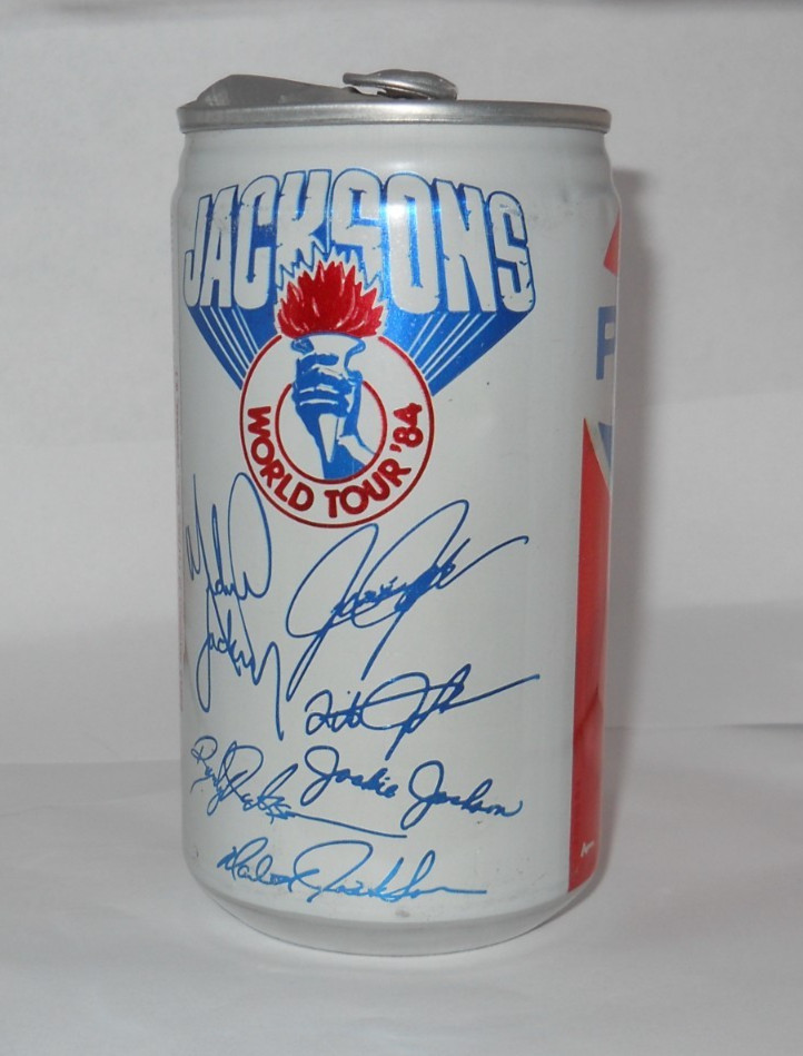 THE JACKSONS 84 WORLD TOUR Pepsi Can - Pepsico