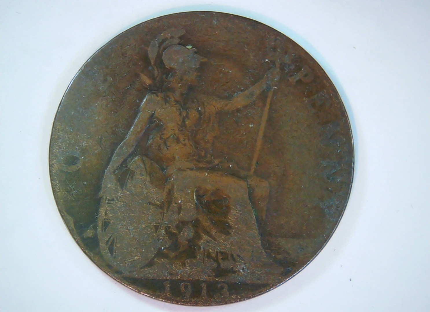British India 1913 1/4 Anna Edward VII (British India) 1/4 Anna Coin