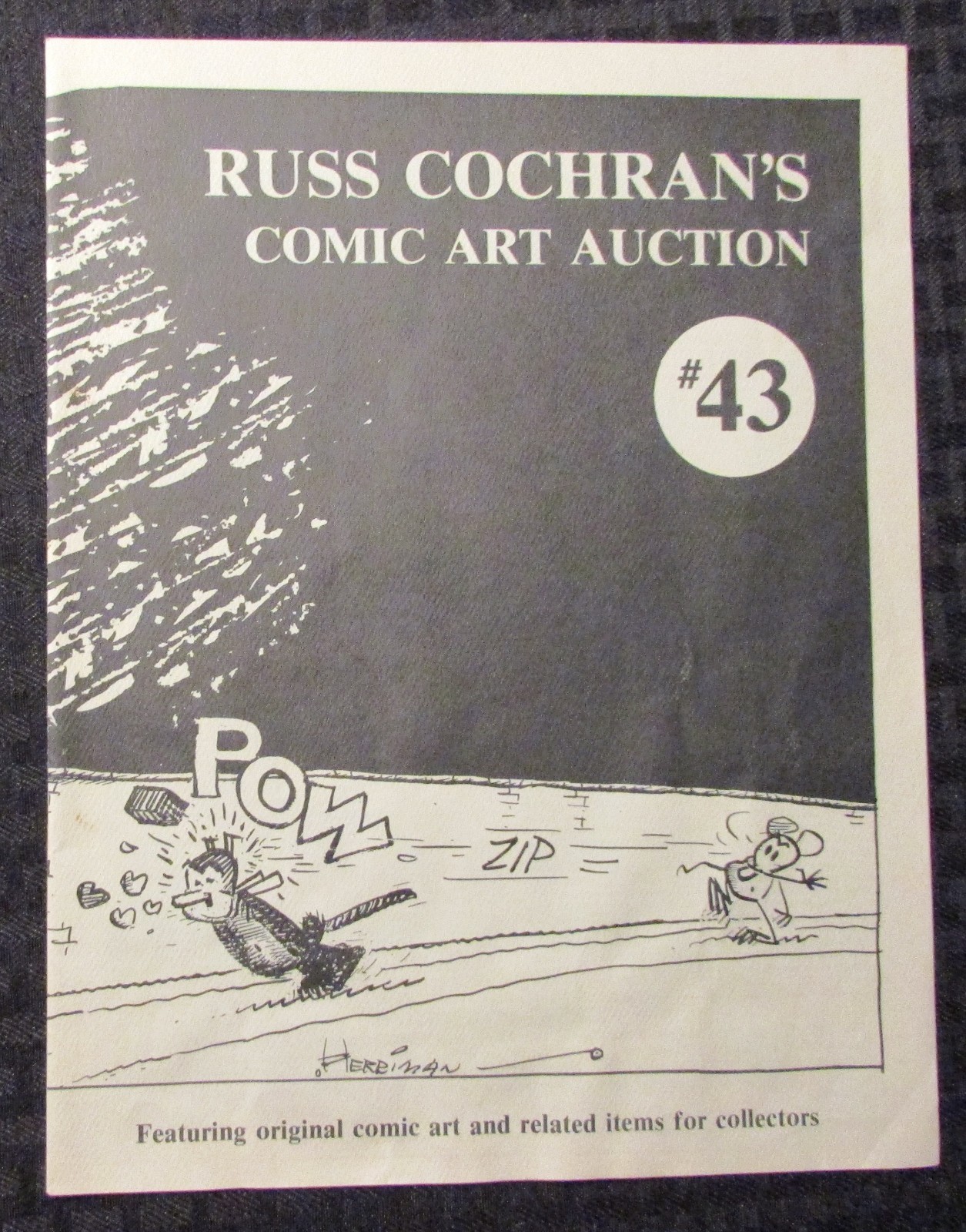 1990 Russ Cochran Comic Art Auction Catalog #43 VG/FN 5.0 George Herriman 12pgs