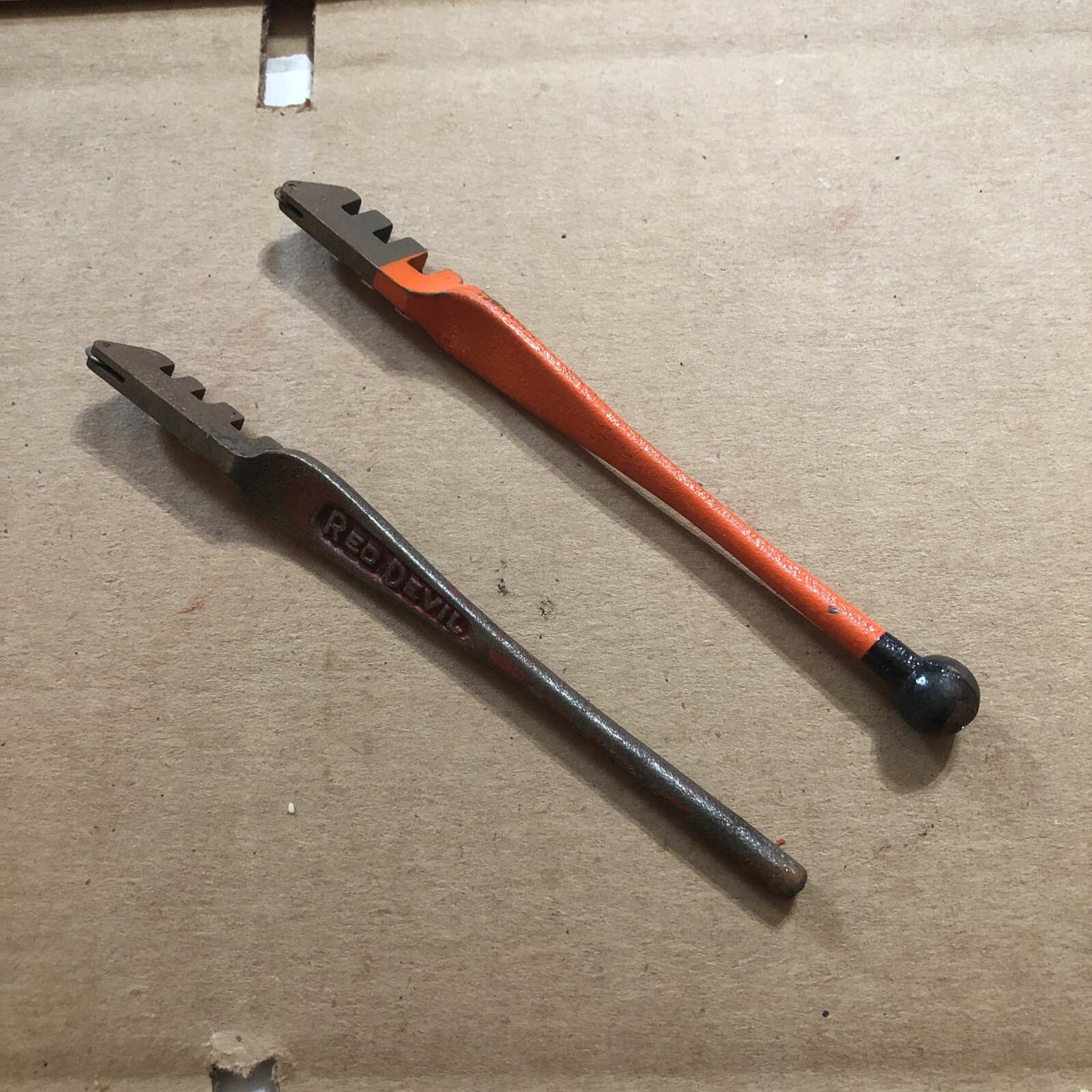 Vintage Red Devil 5" Glass Cutters 024 USA Plus 1 Unbranded 5” Glass Cutter !