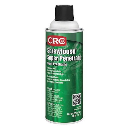 Crc 03060 Penetrating Lubricant, 16 Oz, Aerosol Spray Can, Petroleum