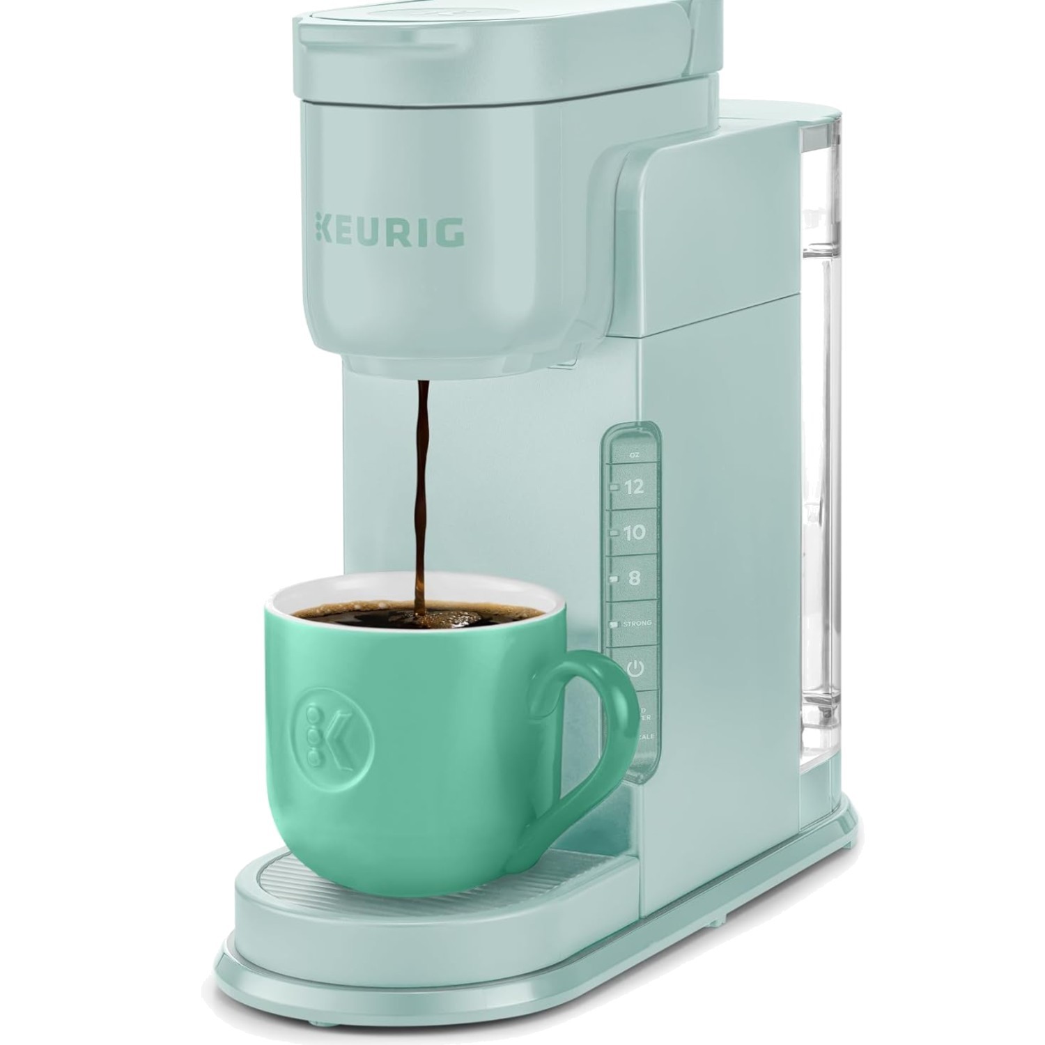 K-Express Single Serve K-Cup Pod Coffee Maker, 3 Brew Sizes, Strong Button Fe...