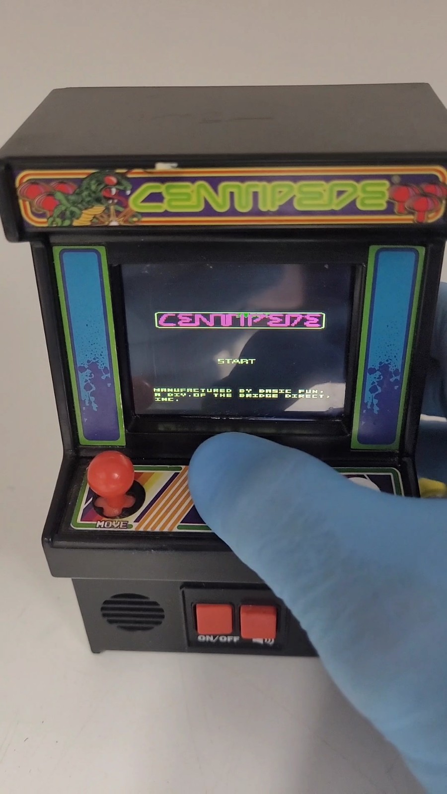 Vintage Game Atari Centipede Hand Held Arcade Machine 1981 Black  WORKS Video