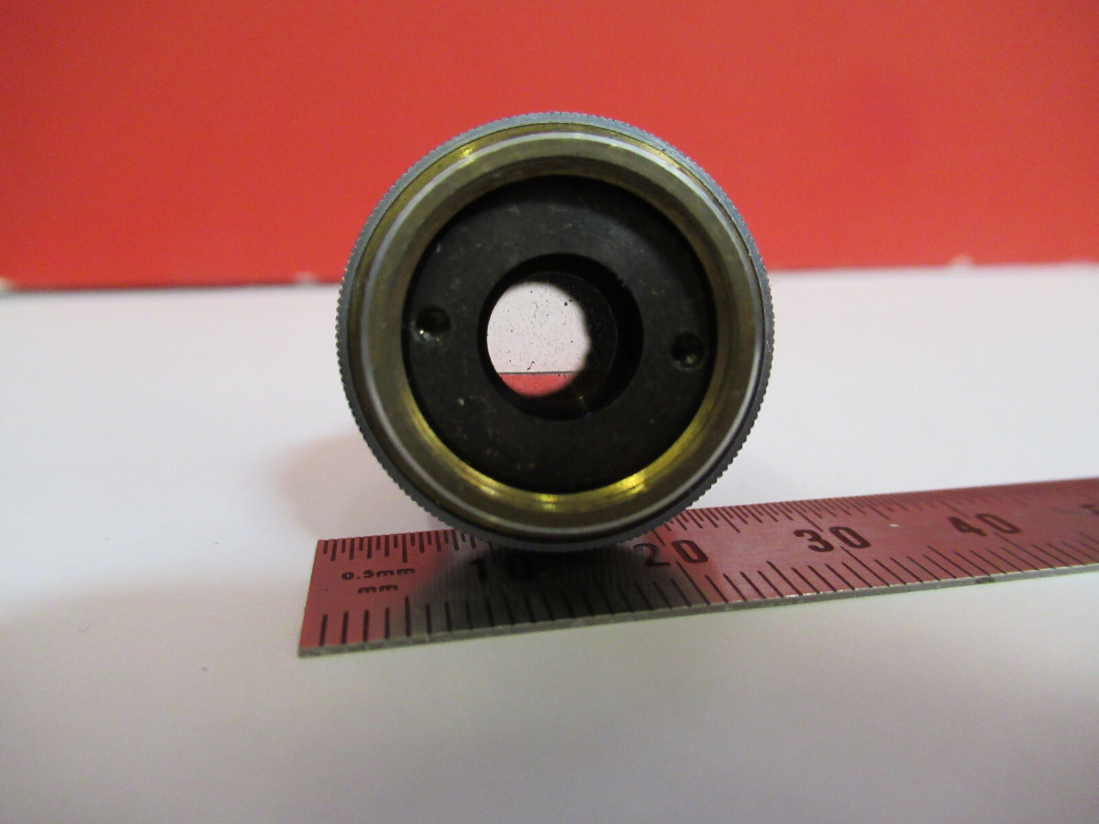OBJECTIVE BAUSCH LOMB 10X LENS OPTICS MICROSCOPE PART AS PICTURED S3-B-23