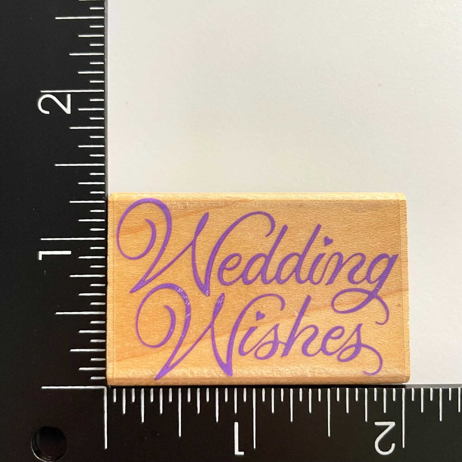 Hero Arts Wedding Wishes C1178 Wood Mounted Rubber Stamp