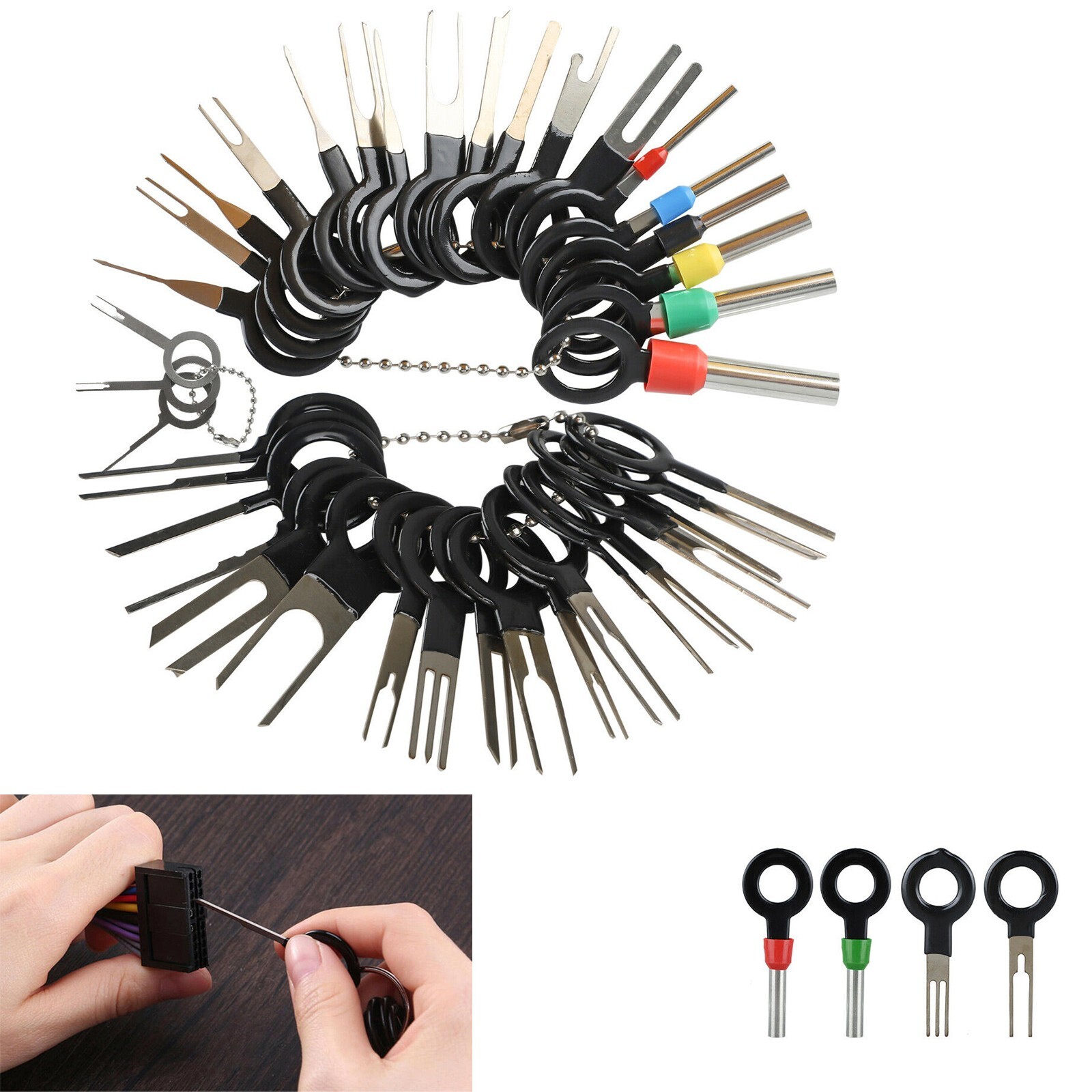 Wire Terminal Removal Tool Autos Electrical Wiring Crimp Connector Pin 78pc Kit