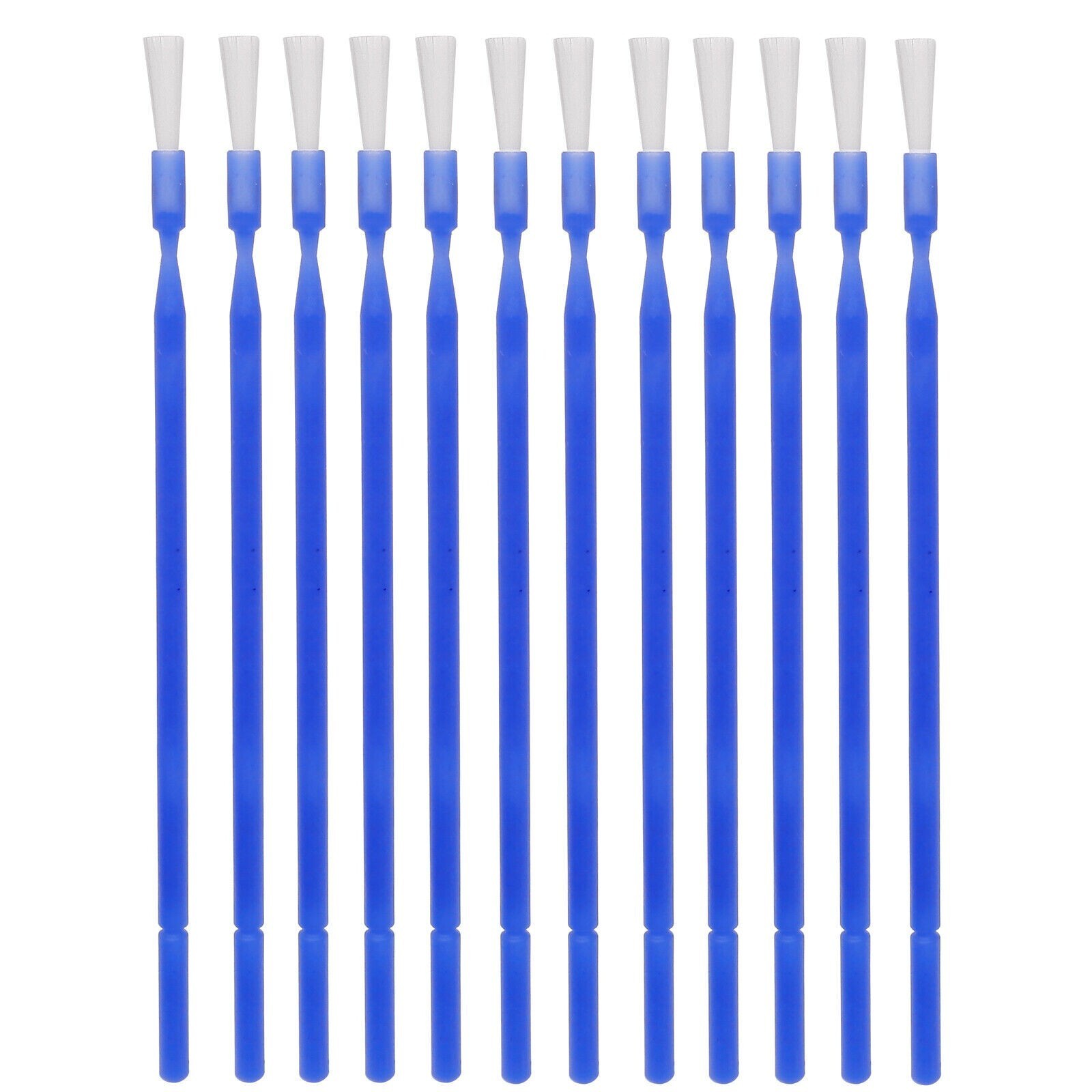 100 Pcs Dental Disposable Microbrush Single Micro Brush Blue Bendable Applicator