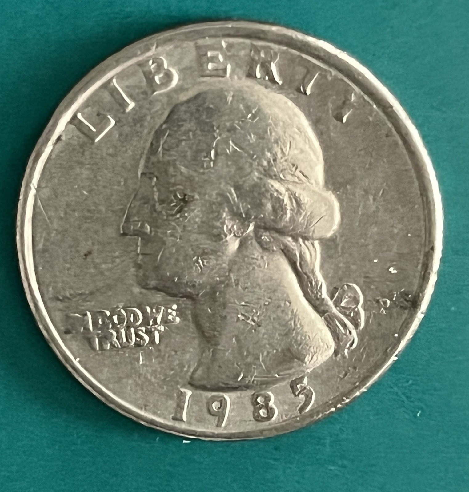 1985 P Washington Quarter