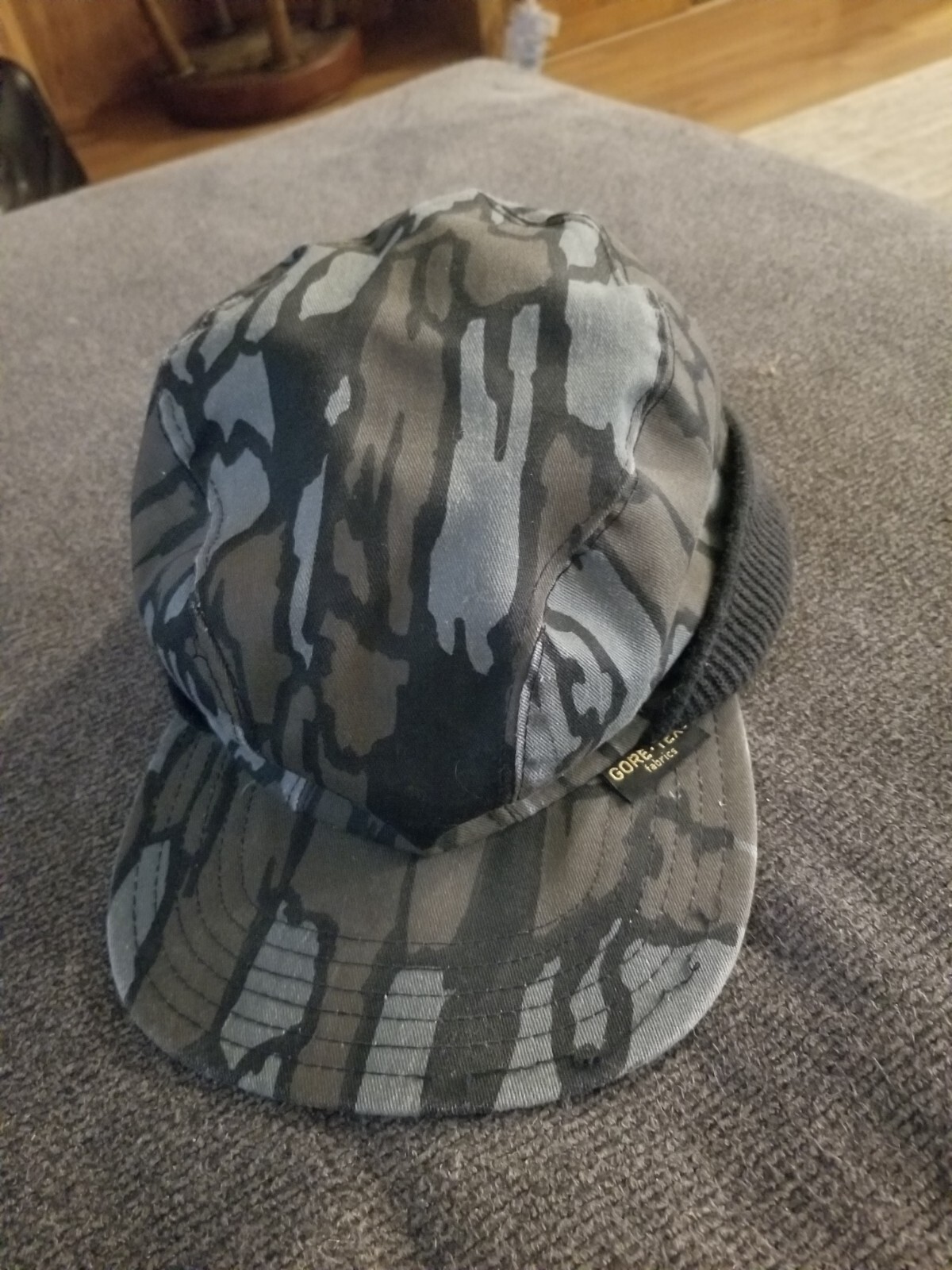 Vintage Trebark Camouflage GORE TEX Jones Farmer Bucket Hat. Thinsulate. K6