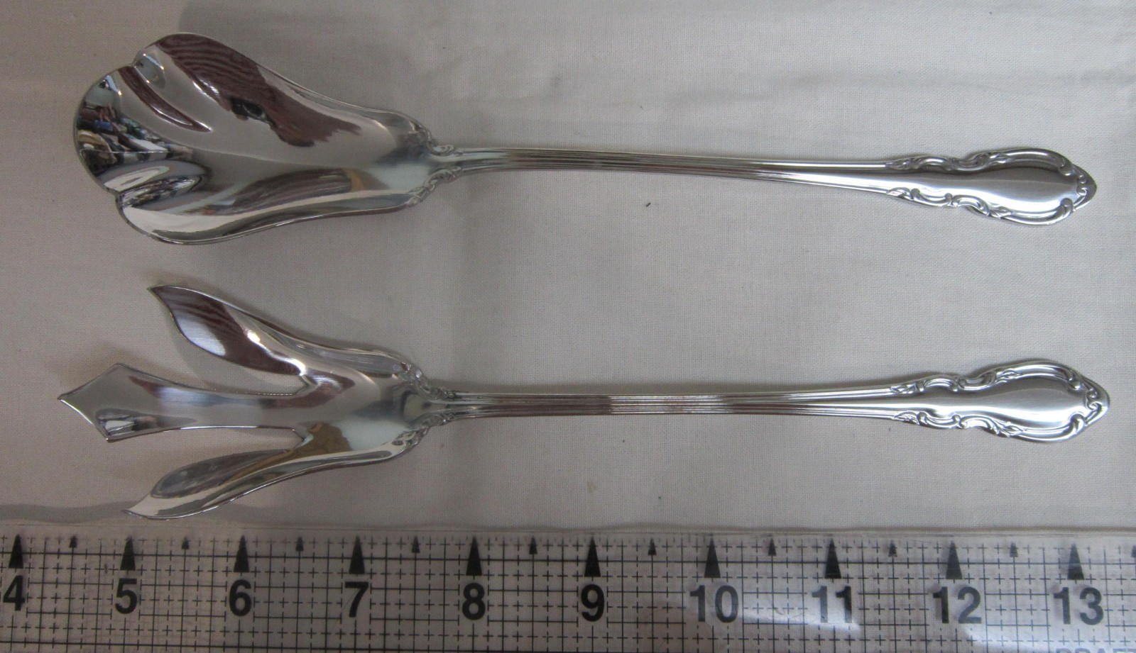 Wallace RSVP 18/10 Flatware Stainless -Wimberly-Salad Serving Set