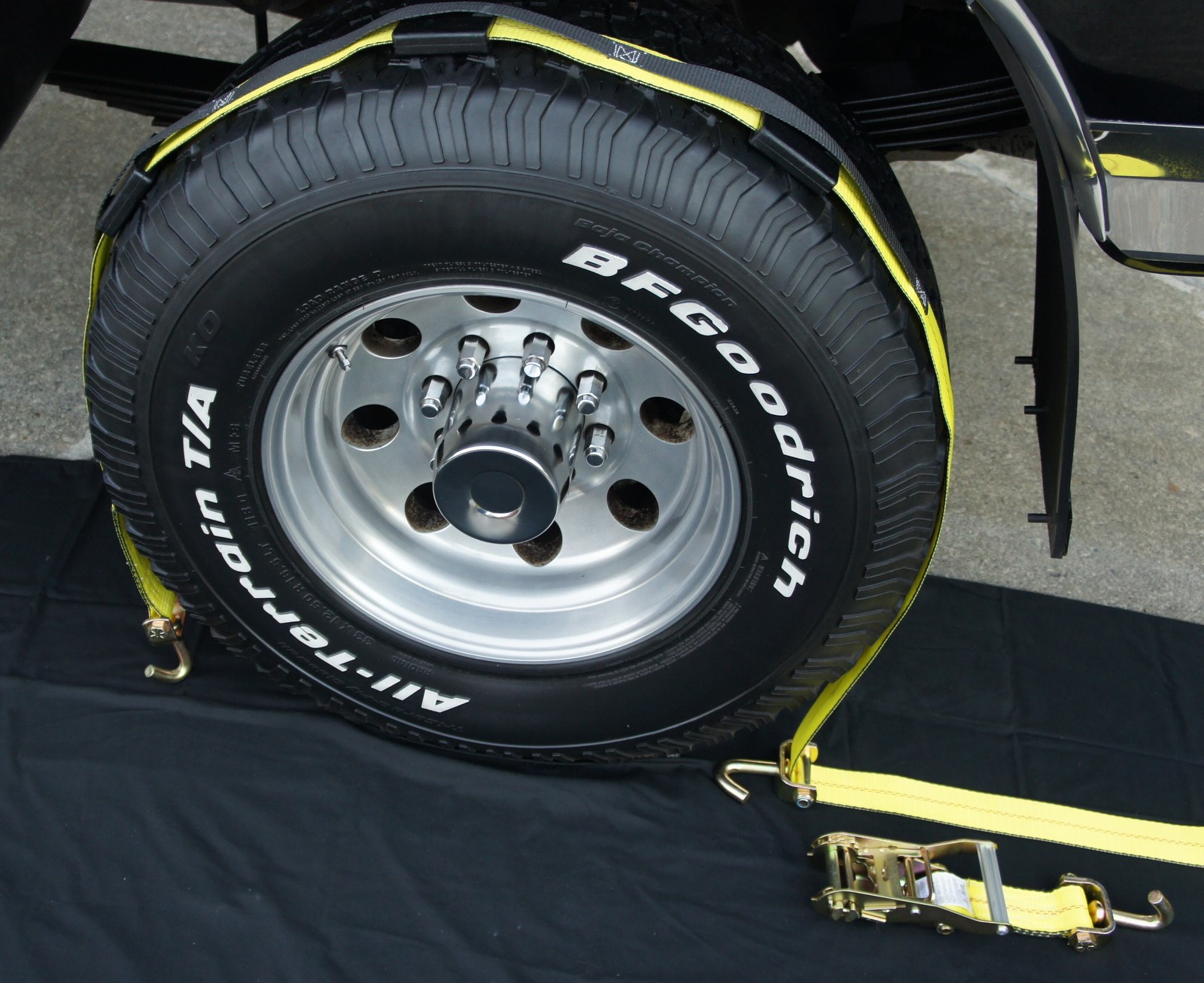 8 USA 2" 9' Swivel J Hook Wheel Strap Ratchet Car Trailer Carrier Tire Tie Down