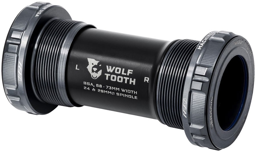 Wolf Tooth MK0 Bottom Bracket - English (BSA), 68/73mm, For 29mm Spindle,