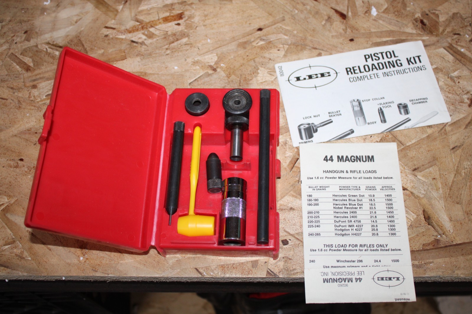 LEE 44 MAGNUM RELOADING KIT 80042 FREE SHIPPING