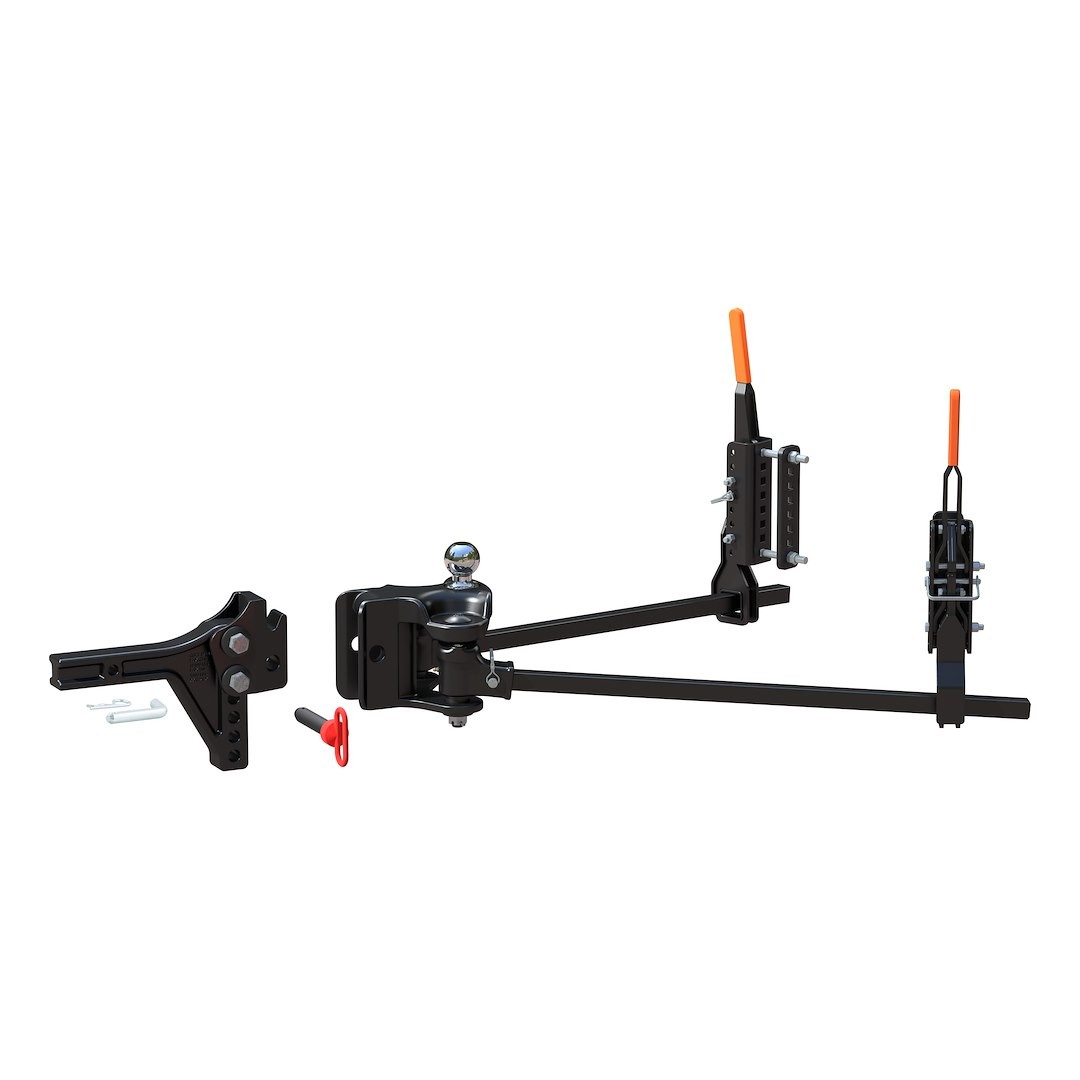 Curt 17520 Weight Distrib Hitch Trunnion Fits 2"Rec 1000 lb Tongue/ 10000 lb GTW