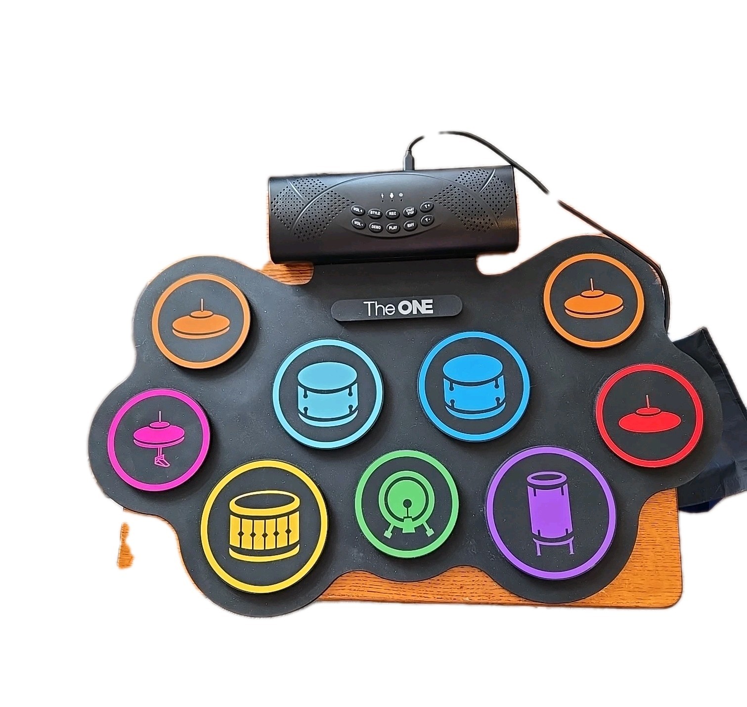 The ONE  TRD1 Electric Drum Pad With Drum Sticks.