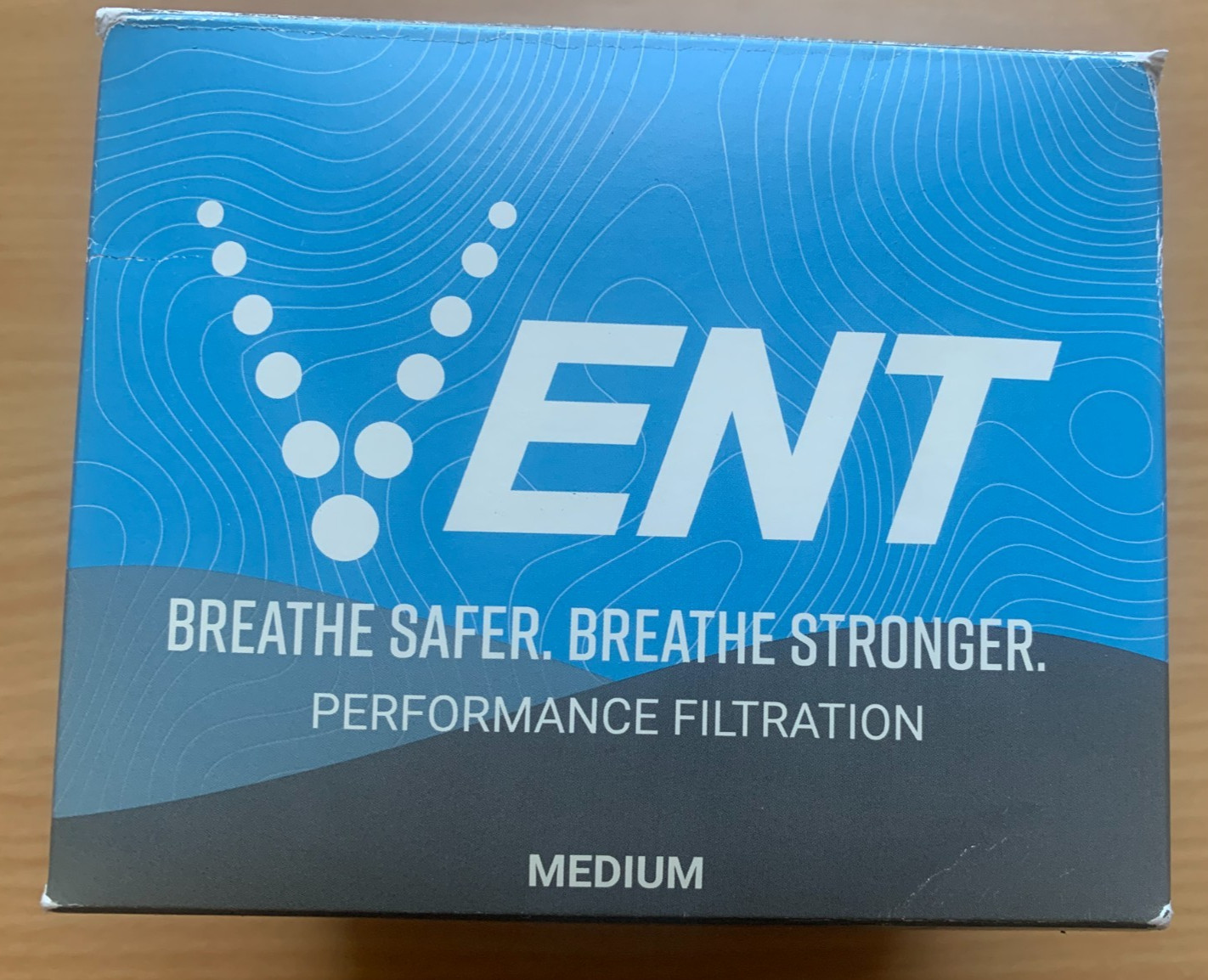 Authentic VENT Filtration Training Mask 1pc Medium M Carbon Filter - Open Box