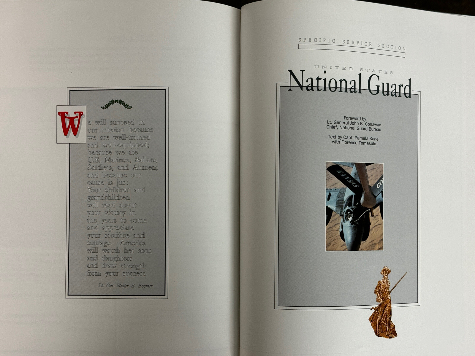 The Shield & The Storm Hardback Leather Military Book Op. Desert Storm 1990-1991
