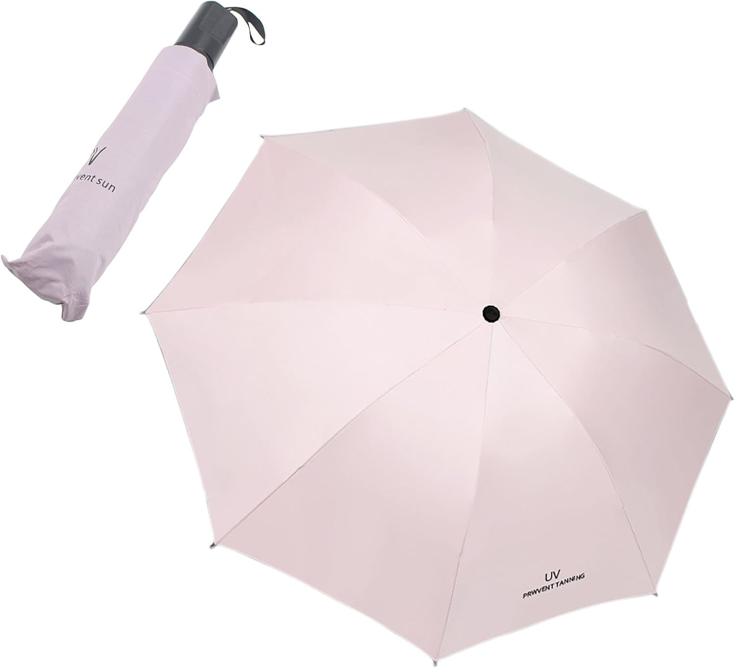 Pink Folding Umbrella – Sunshade, Rainproof & Windproof Outdoor Travel Umbrella