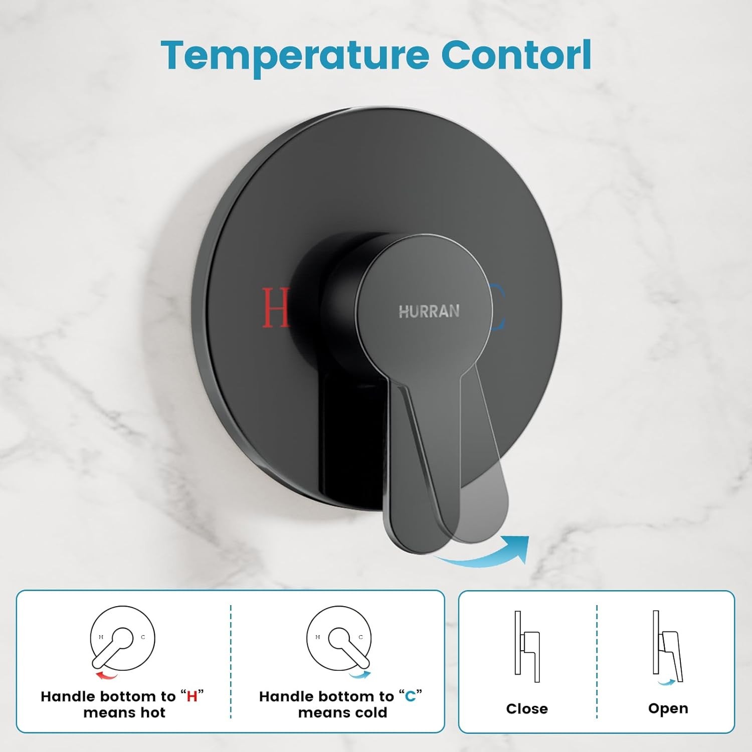 Shower System with 10 Inch Rain Shower Head and Handheld Sprayer, 3-Function