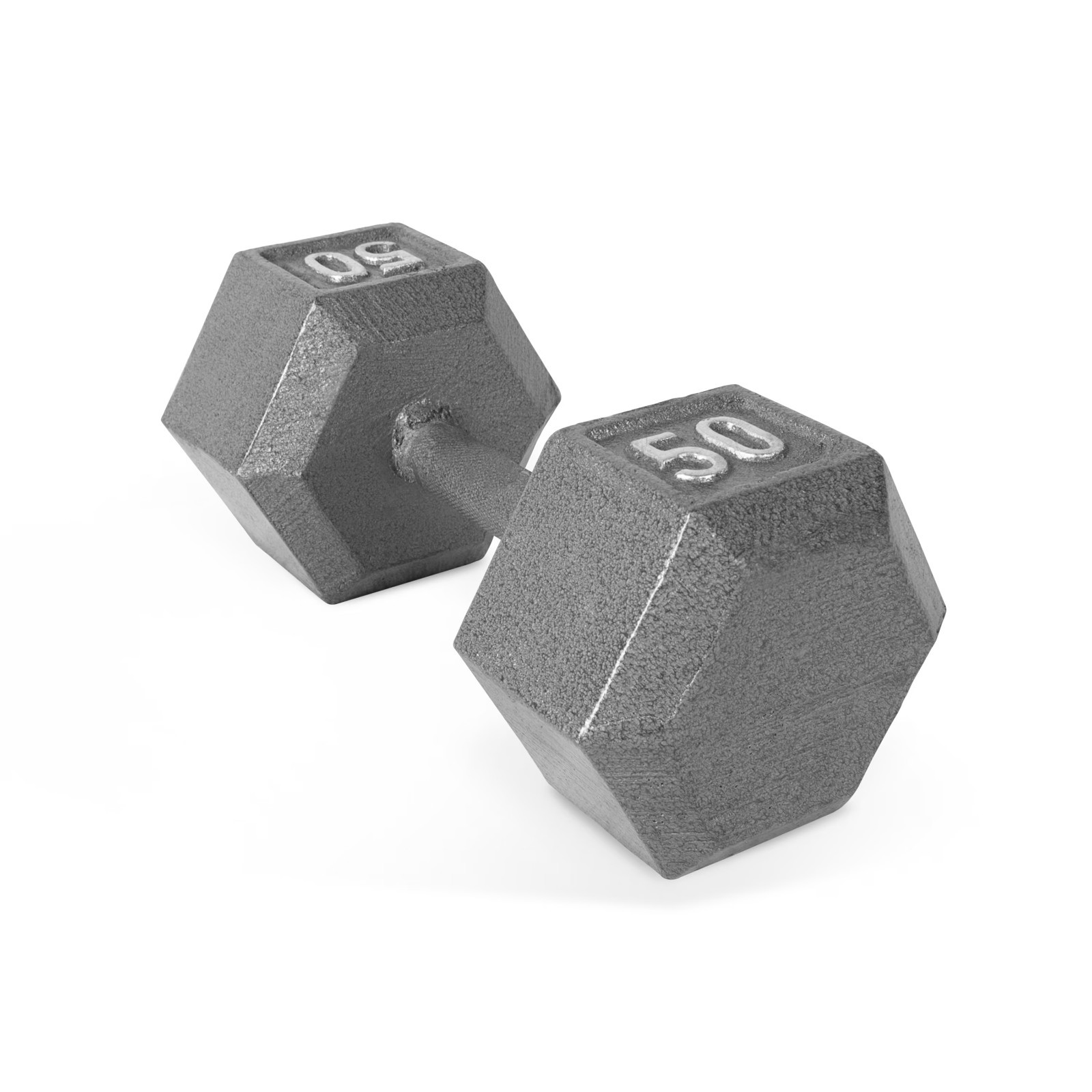 CAP Barbell 50lb Cast Iron Hex Dumbbell, Single