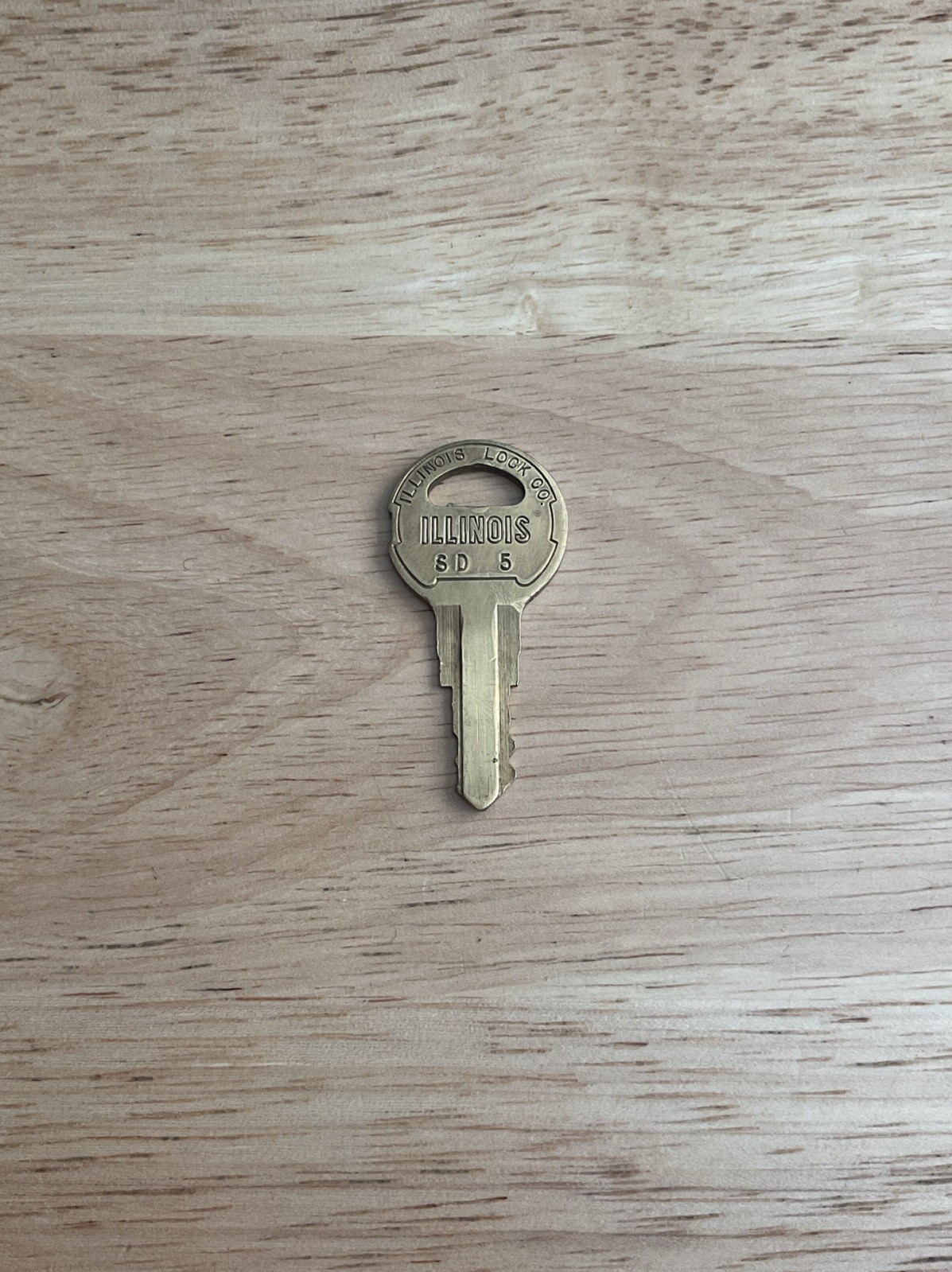 Illinois Lock Key # SD 5