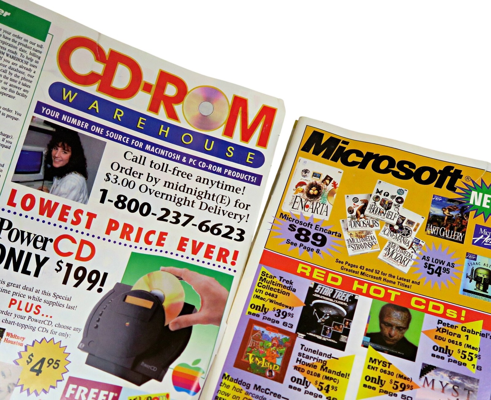 CD‑ROM Warehouse Catalog, 1994, Multimedia Software & Apple PowerCD Guide