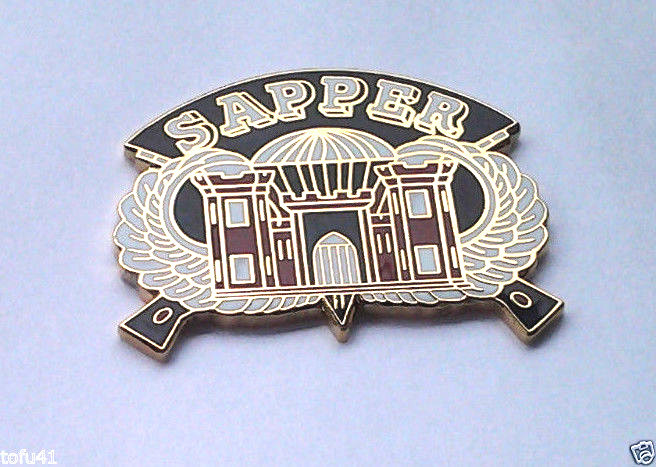 US ARMY SAPPER COMBAT ENGINEER (1-5/16") Military Hat Pin 14123 HO