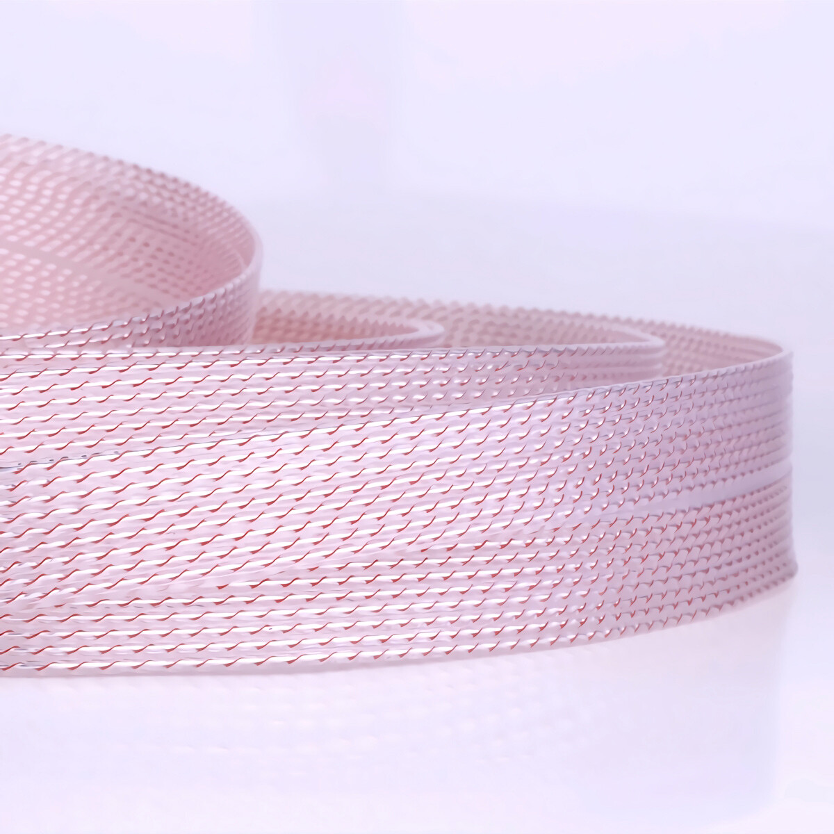 Silver Plated 8N OCC PTEE Ribbon Flat HiFi Speaker Wire Cable with Banana Plug