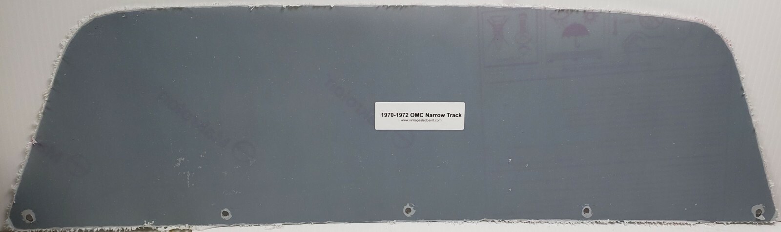 1969 1972 Massey Ferguson Ski-Whiz Vintage Snowmobile Short Smoked Windshield
