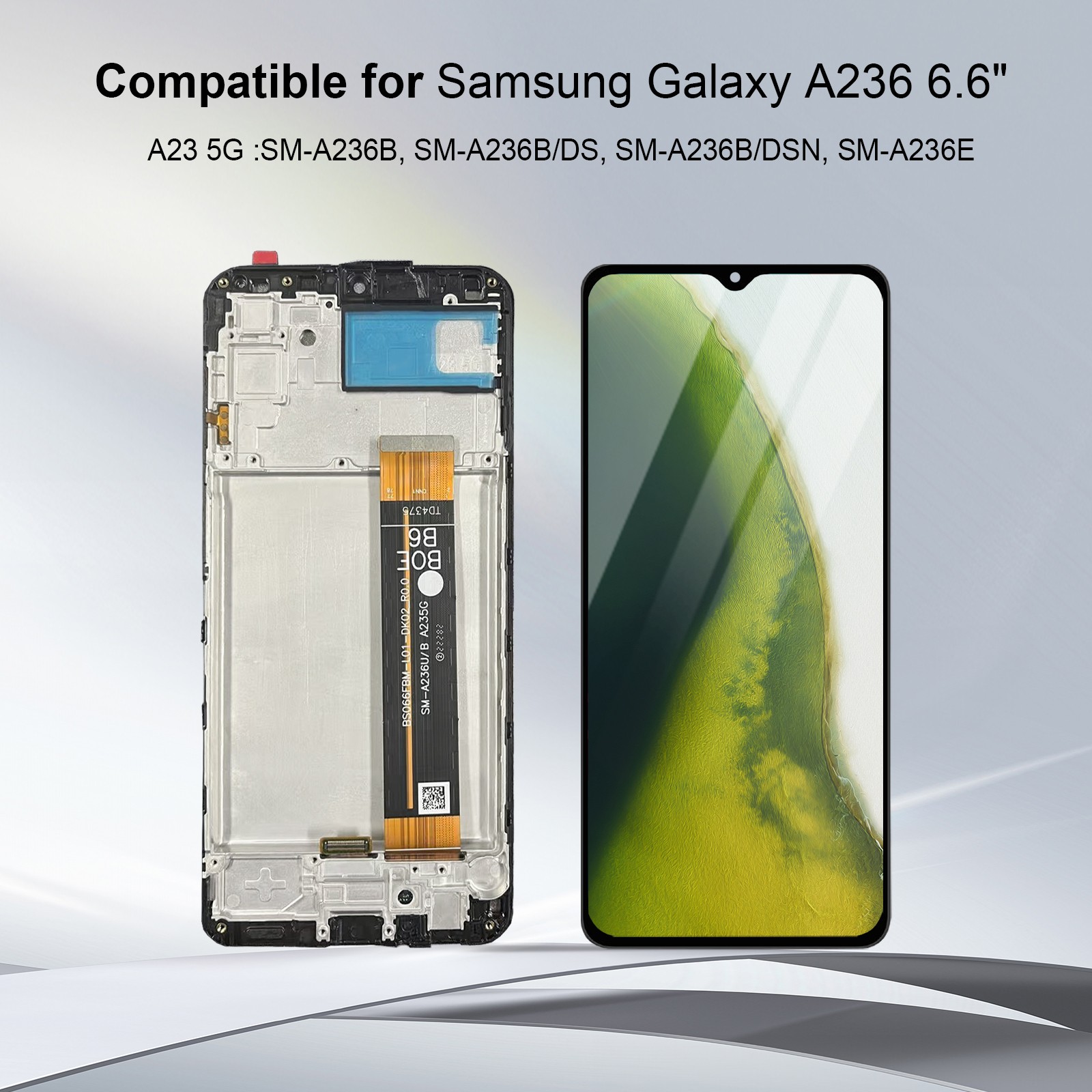 For Samsung Galaxy A23 5G SM-A236U LCD Touch Screen Assembly Frame Replacement