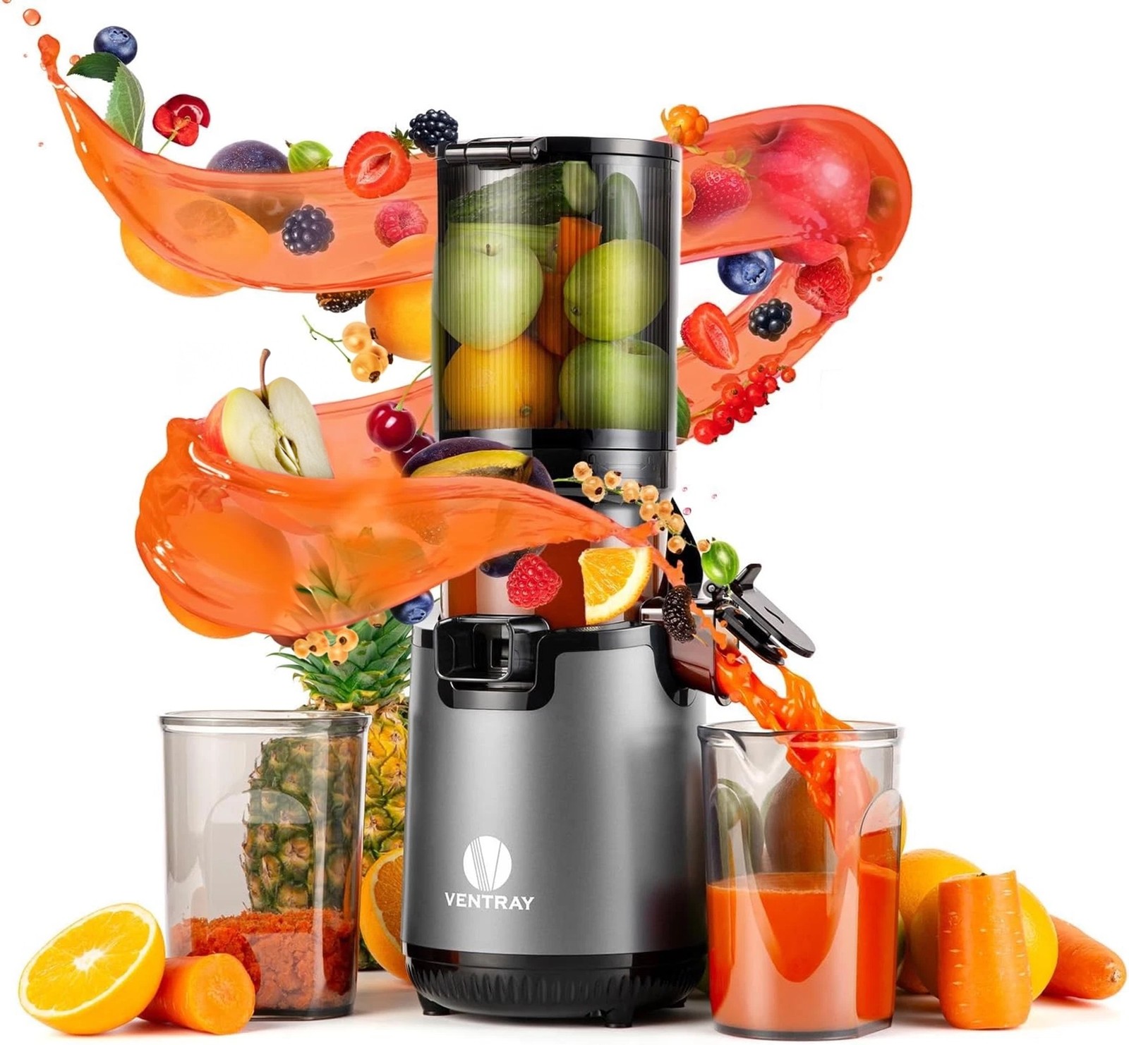 Ventray 900 Electric Slow Masticating Juicer Cold Press fit Vegetables Fruits