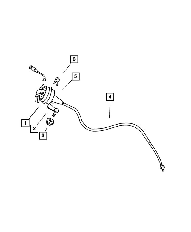 Genuine Mopar Speed Control Cable NEW OEM Replacement Part 4854058
