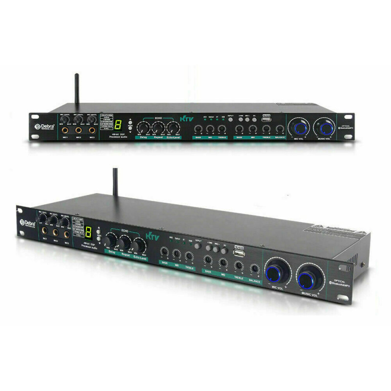 New 110V 220V DSP Professional Audio Digital Processor KTV Karaoke Effect System