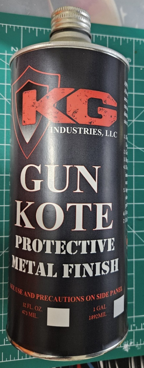 K-G Gun-Kote Oven Cure Gun Finish 2402LF Light Flat OD Green
