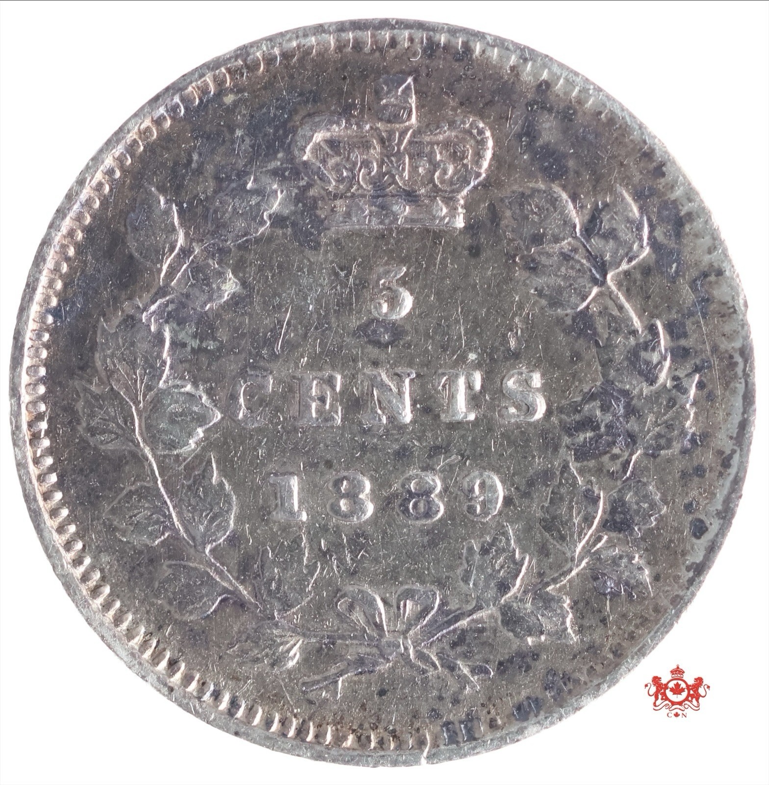 1889 Canada 5 Cents - VF/EF - Lot#13193