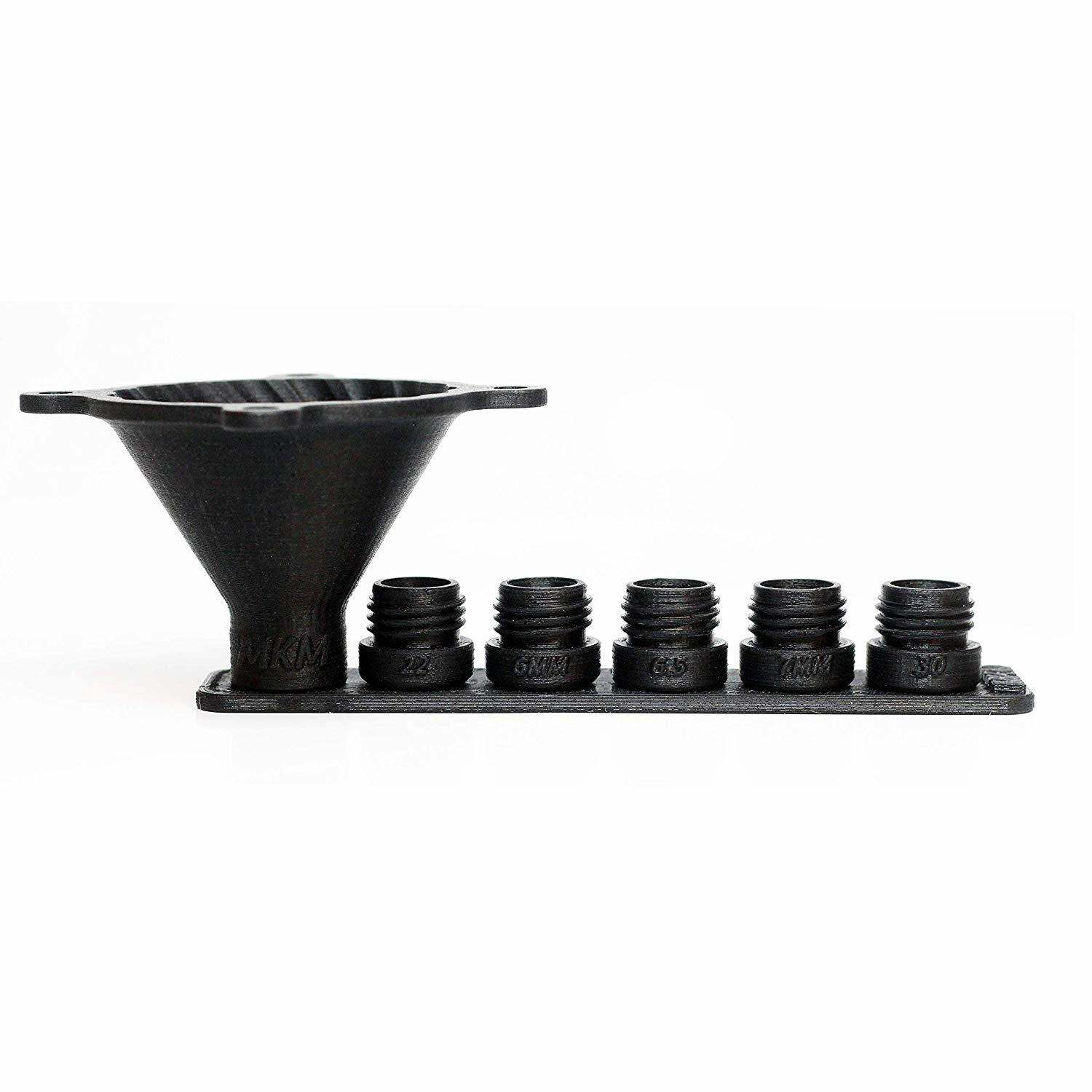 MK Machining Precision Rifle Anti-Static Reloading Funnel Set