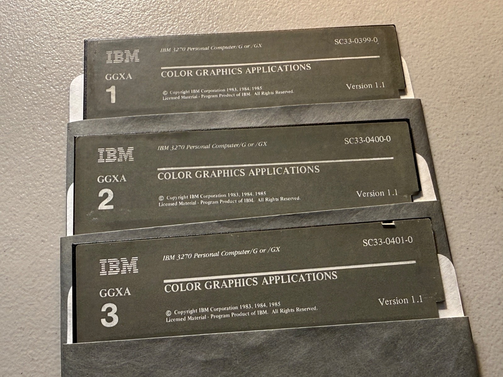 Vintage IBM 3270 PC Workstation Software Mega-Bundle - 6-Set Master Archive