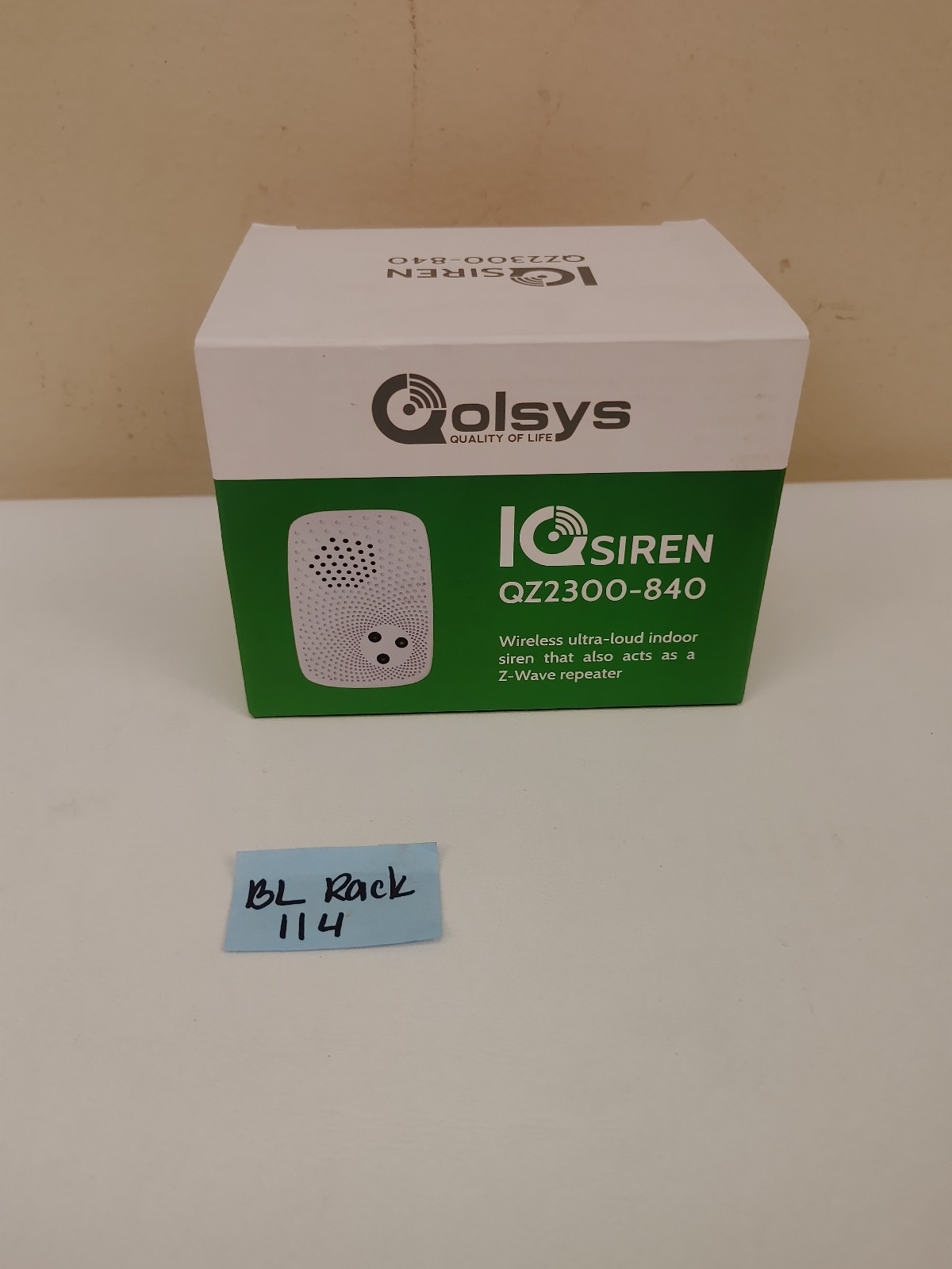 Qolsys QZ2300-840 IQ Wireless Plug In Siren Strobe
