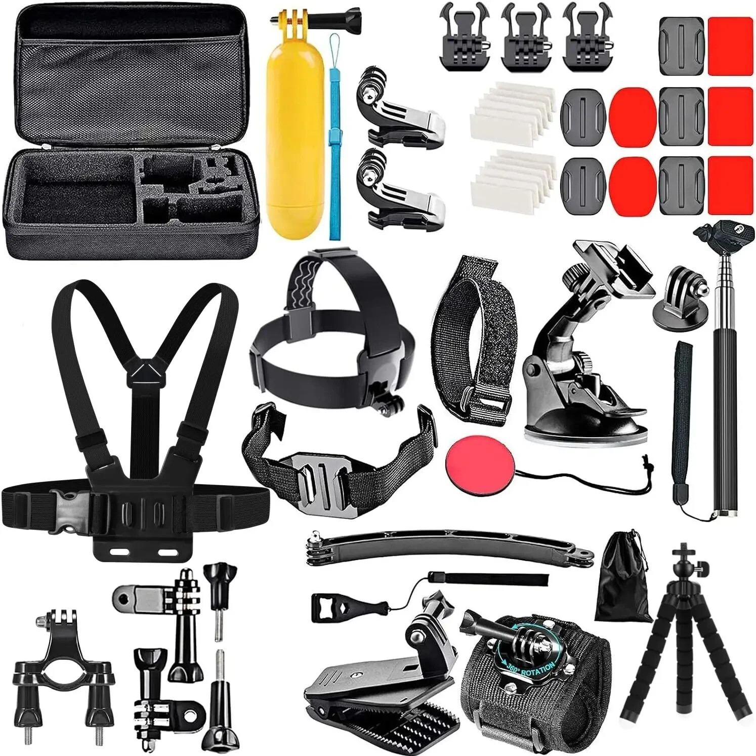 50 In 1 Action Camera Accessories For Gopro 13 12 11 10 9 8 7 6/DJI OSMO 4 3 2