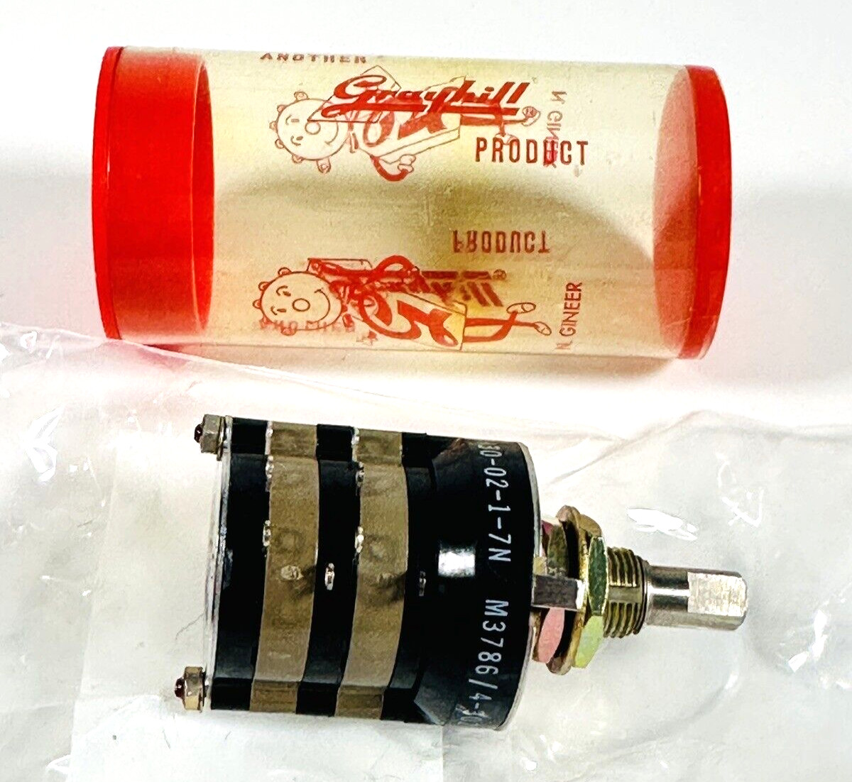 Grayhill 44H30-02-1-7N Rotary Switch 2 Deck 1 Pol 7 Pos Non-Shorting - NEW!